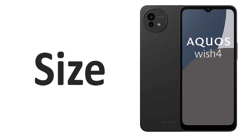 Sharp Aquos wish4 Size Screen, Dimensions & Comparisons