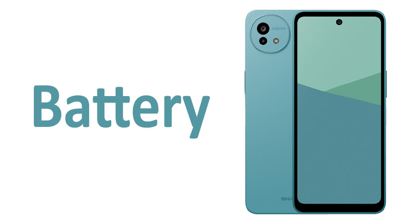 Sharp Aquos wish5 Battery Capacity, Charging & Life