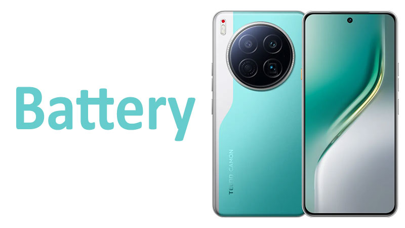 Tecno Camon 40 Premier Battery Capacity, Charging & Life