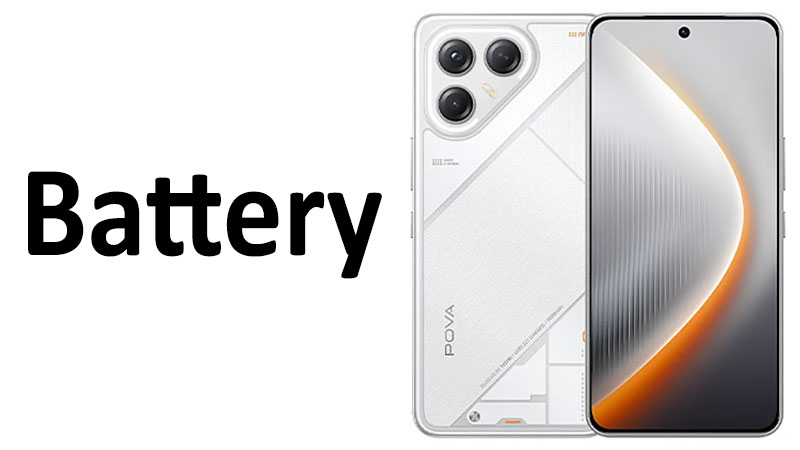 Tecno Pova 7 Battery Capacity, Charging & Life