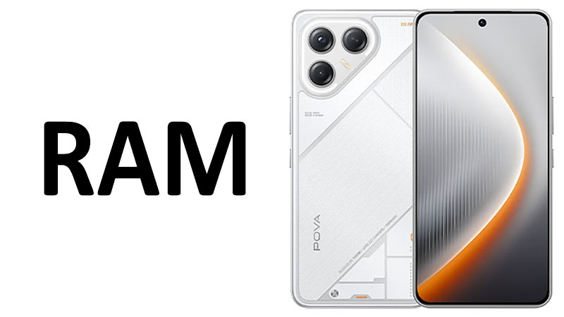 Tecno Pova 7 RAM Capacity, Performance & Multitasking