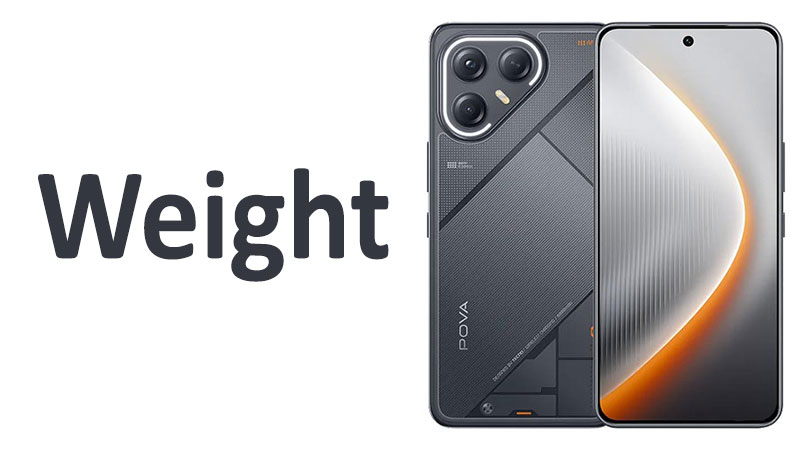 Tecno Pova 7 Ultra Weight Grams, Ounces and Comparison