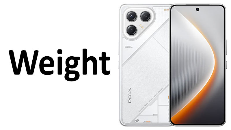 Tecno Pova 7 Weight Grams, Ounces and Comparison