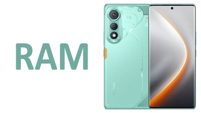 Tecno Pova Curve RAM Capacity, Performance & Multitasking