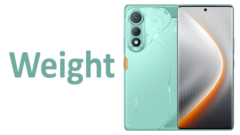 Tecno Pova Curve Weight Grams, Ounces and Comparison