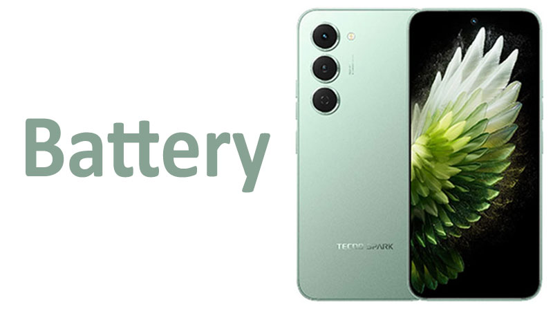 Tecno Spark 40 Pro Battery Capacity, Charging & Life