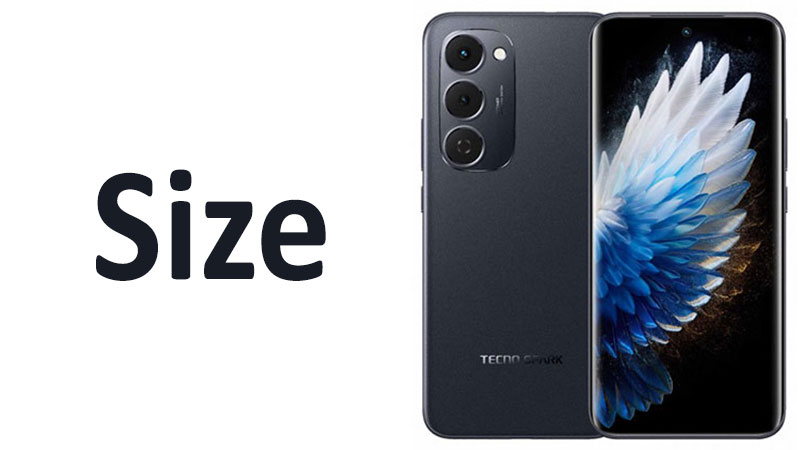 Tecno Spark 40 Pro Plus Size Screen, Dimensions & Comparisons