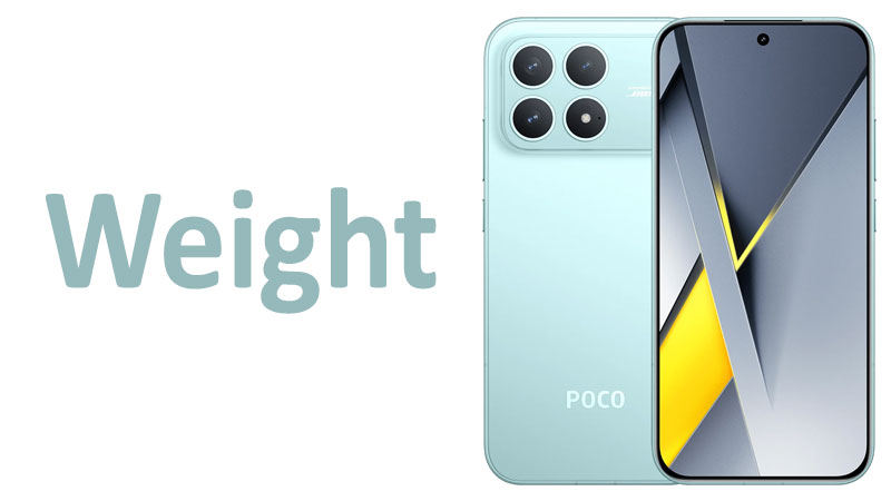 Xiaomi Poco F8 Pro Weight Grams, Ounces and Comparison