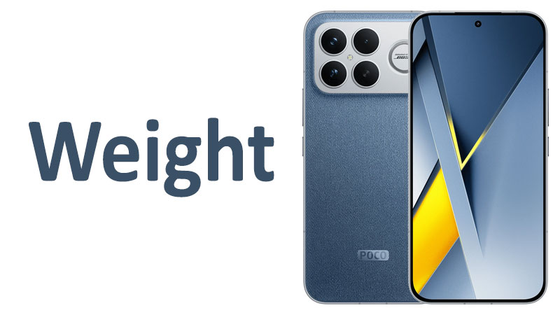 Xiaomi Poco F8 Ultra Weight Grams, Ounces and Comparison