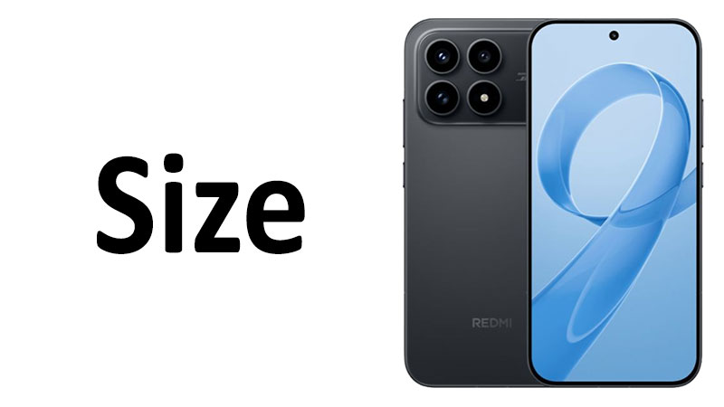 Xiaomi Redmi K90 Size: Screen, Dimensions & Comparisons