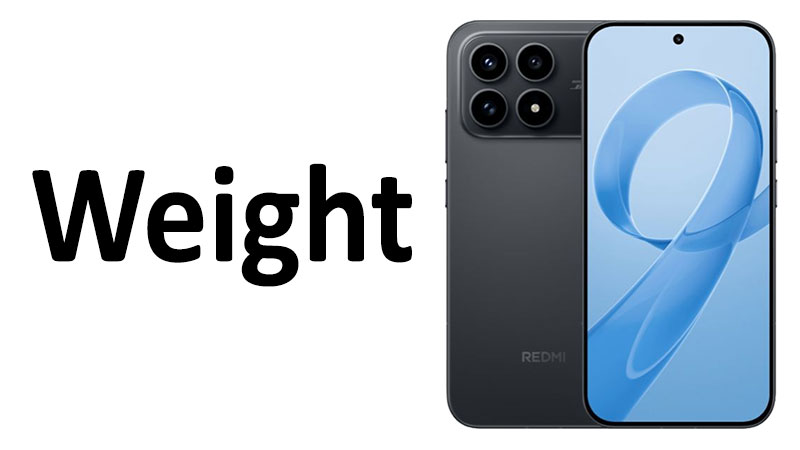 Xiaomi Redmi K90 Weight: Grams, Ounces and Comparison